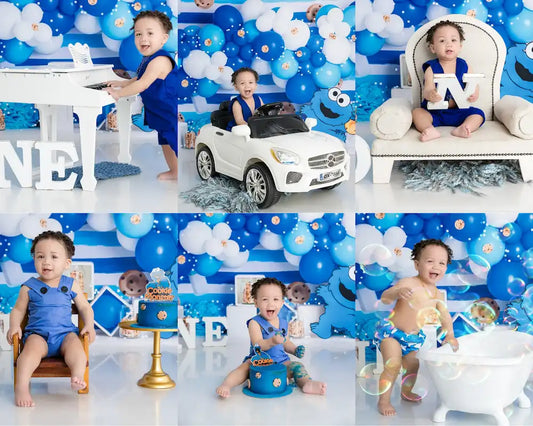 Full Cake Smash & Bath Package (20 Images)