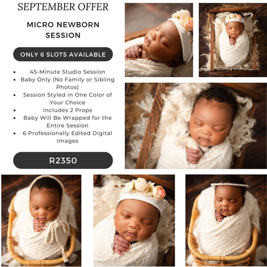 Micro Newborn Session (6 Images)